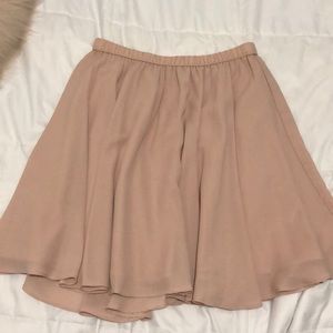Pink skirt